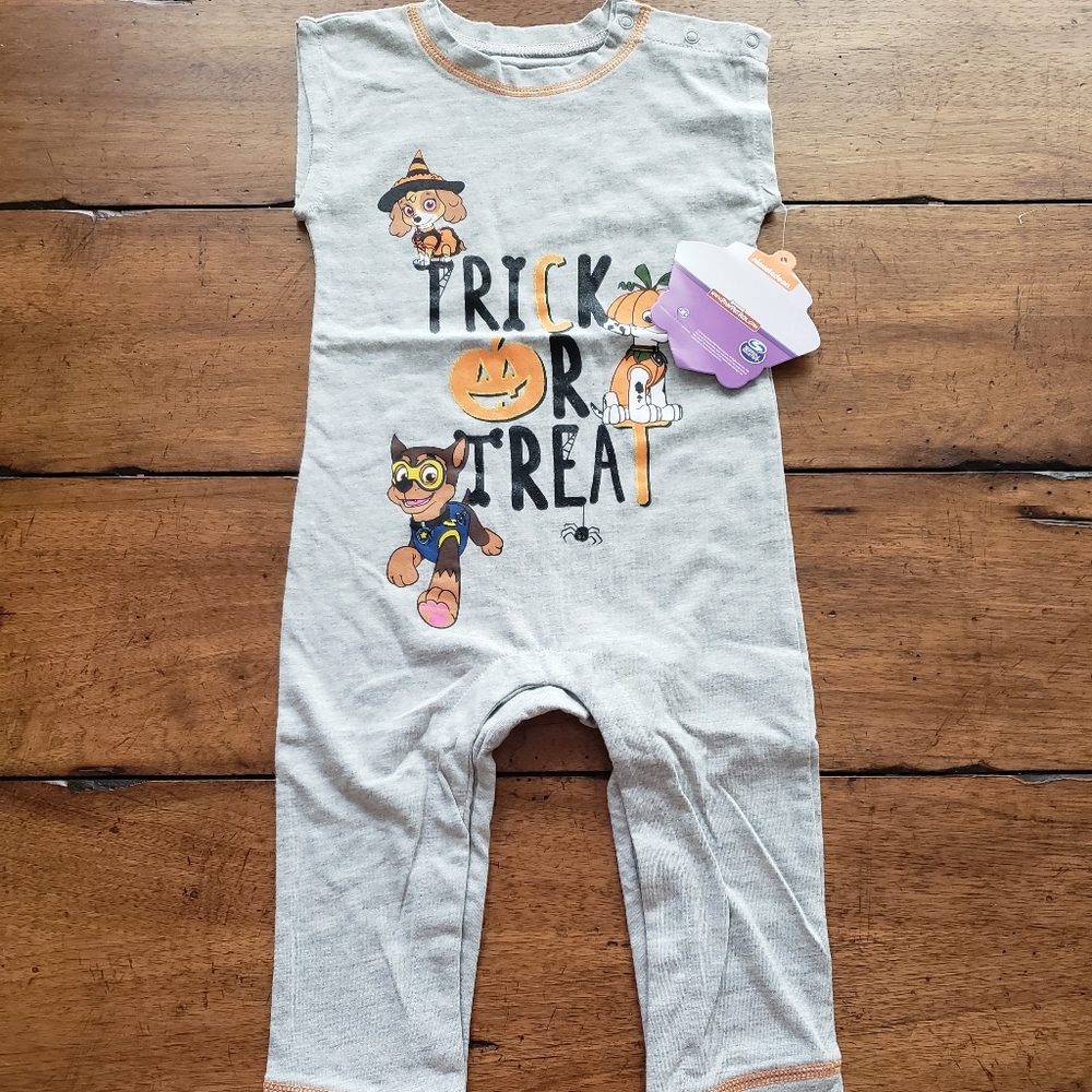 NWT Paw Patrol Halloween Romper